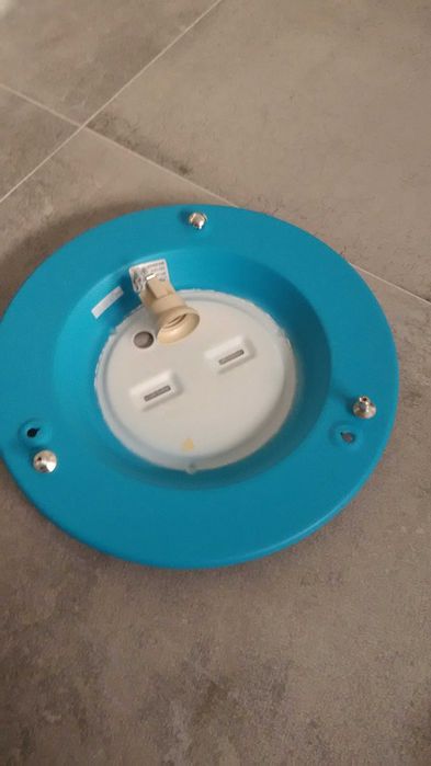 Aplique azul redondo