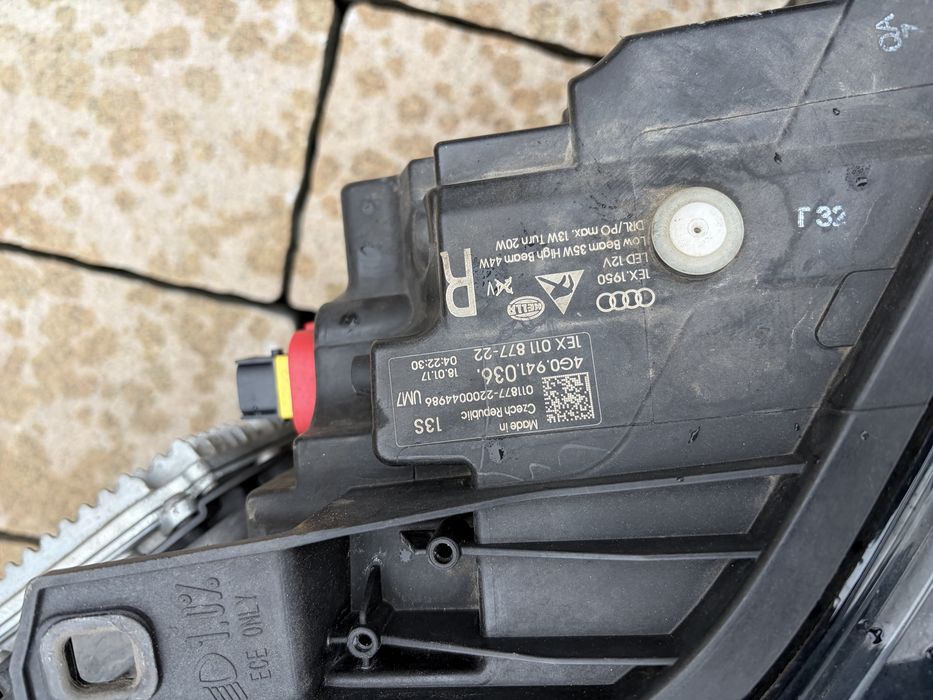 Lampy matrix audi a6c7 2017r  lift