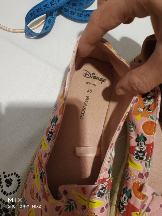 Espadryle dziewczęce 38. Disney.