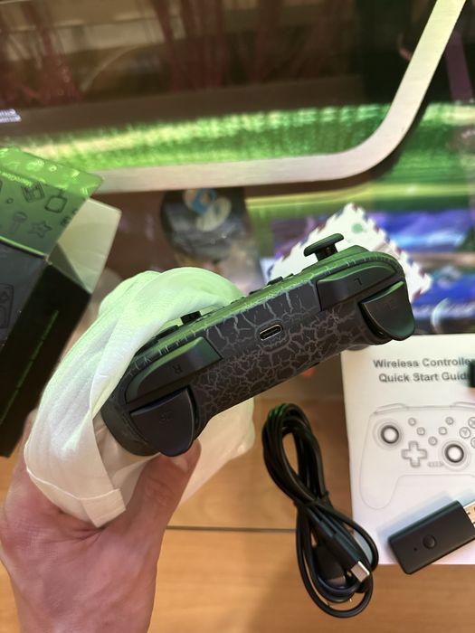 Бездротовий геймпад, беспроводной джойстик с USB з підсвіткою RGB