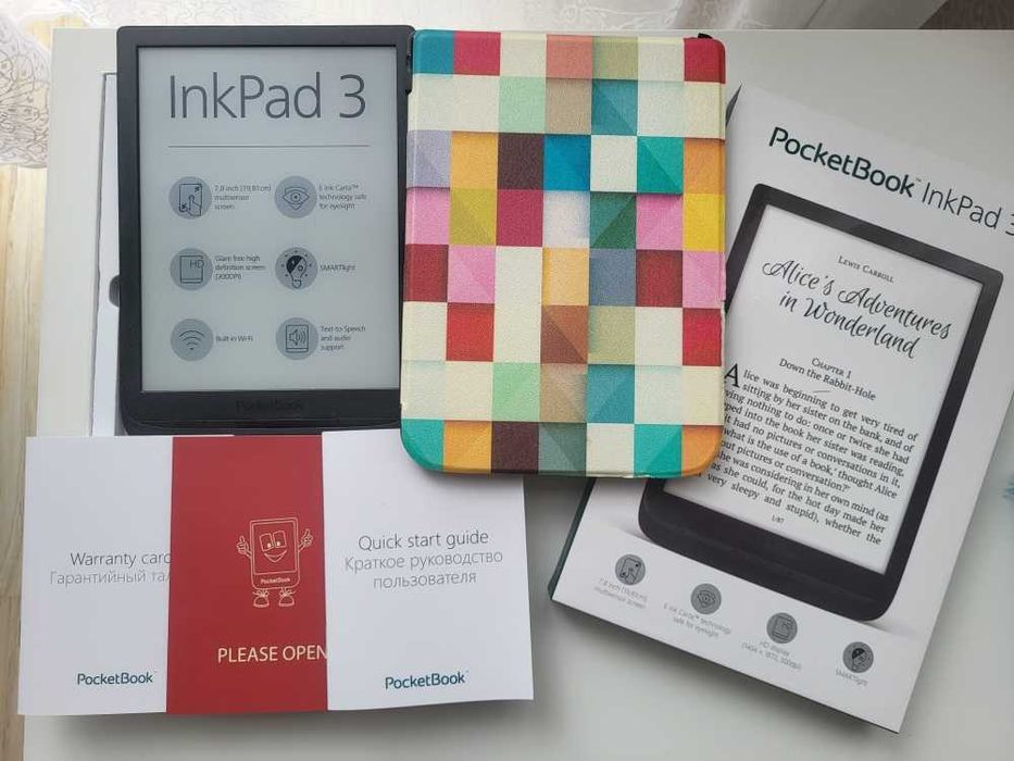 Pocketbook Inkpad 3 - czytnik e-ink z podświetlanym ekranem 7,8 cala / Krk