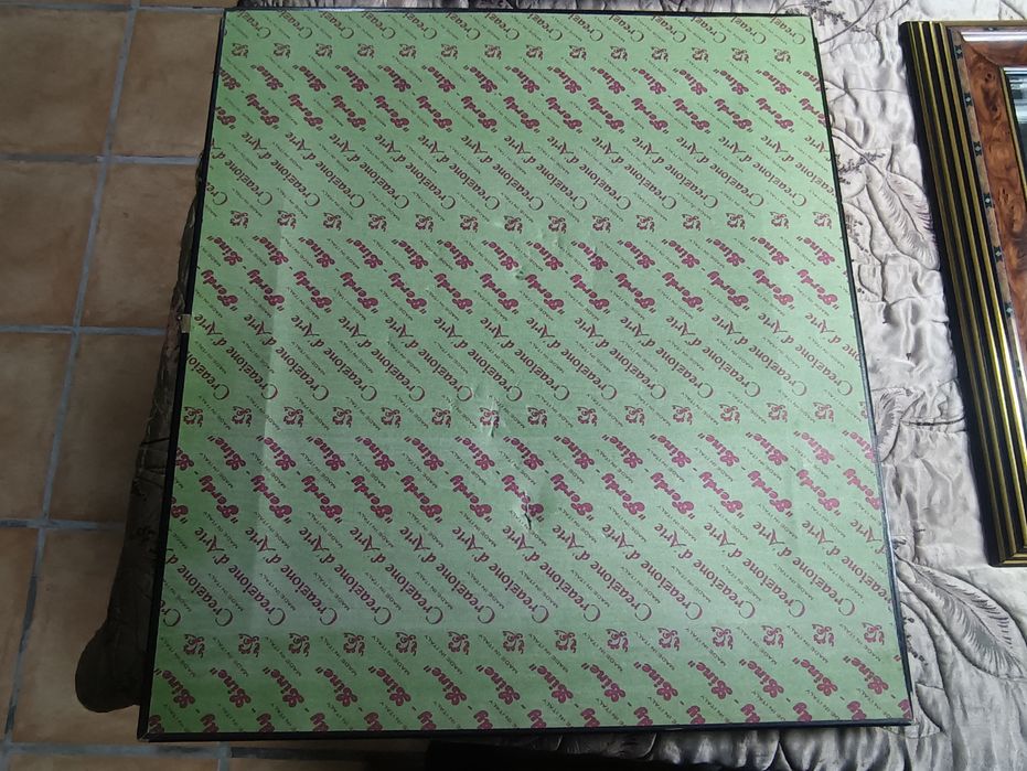 Quadro arte italiana em prata