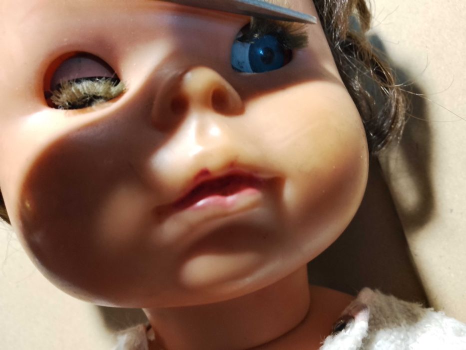 stara duża lalka prl