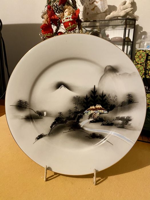 Prato decorativo japonês pintado à mão – Joko China
