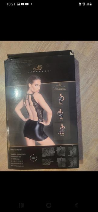 Sukienka erotyczna  Noir Handmade