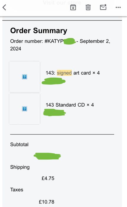 Katy Perry 143 автограф signed CD диск альбом Кеті Пері autographed