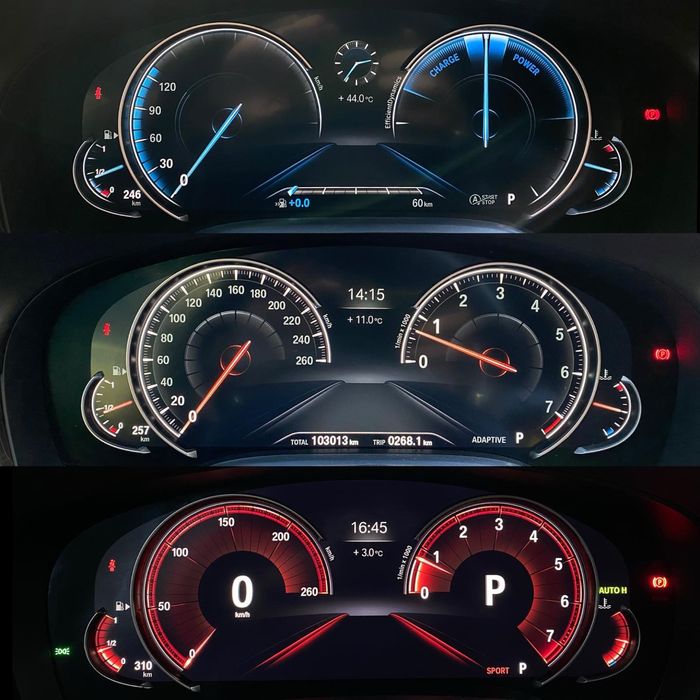 LED Приборки 6WB BMW G30/31/32 G01/02 G11/12 M F90/97/98 HUD EVO щиток