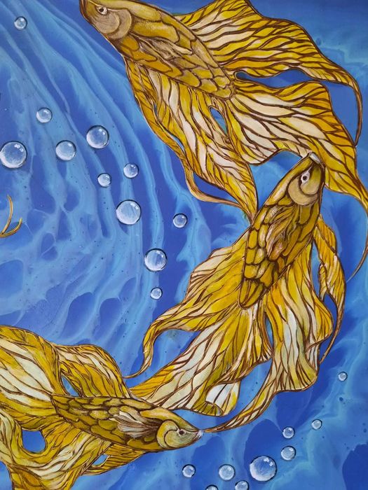 Natale Air / Живопис / картина / 40/40 Мixed media Art / 2020 / #156