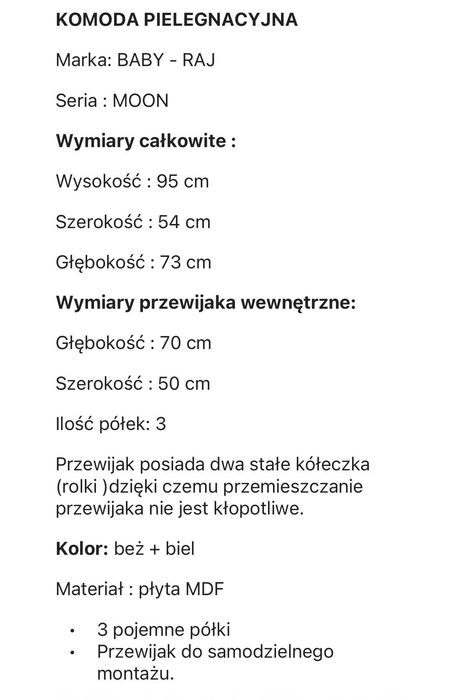 Przewijak dla dziecka