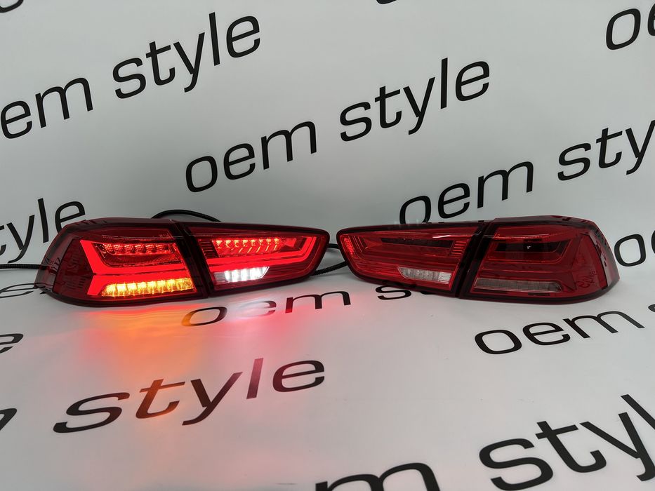 Фонари Lancer X в стиле Audi LED 2007-2016