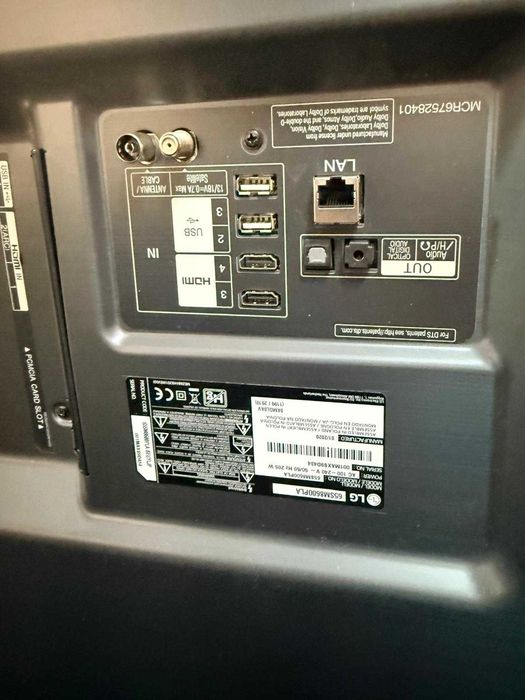 TV LG 658M8600PLA Nano Cell problem z podświetleniem