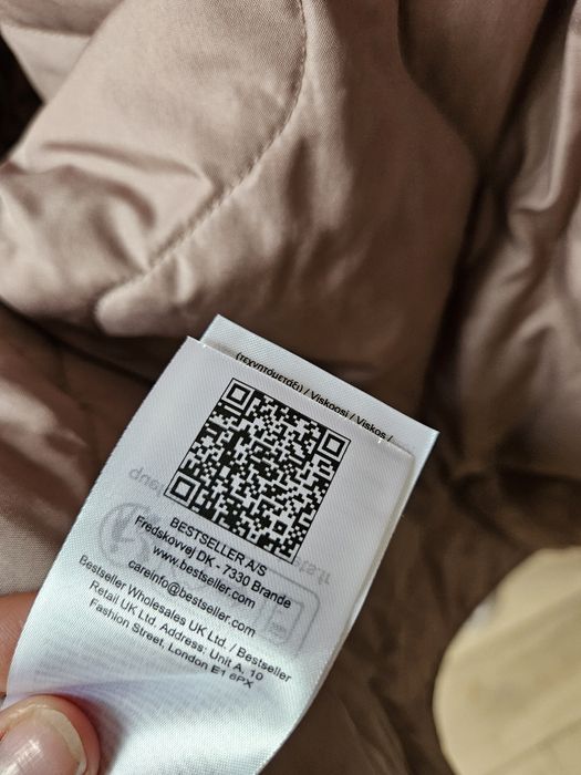 Unikatowa Boho Kurtka damska Pikowana ONLY L Oversize Paisley Narzutka