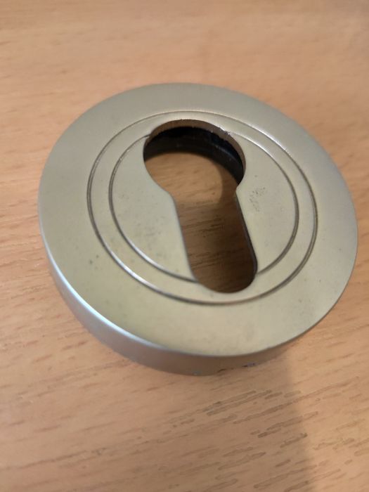 Szyld do wkladki DIN srebrny