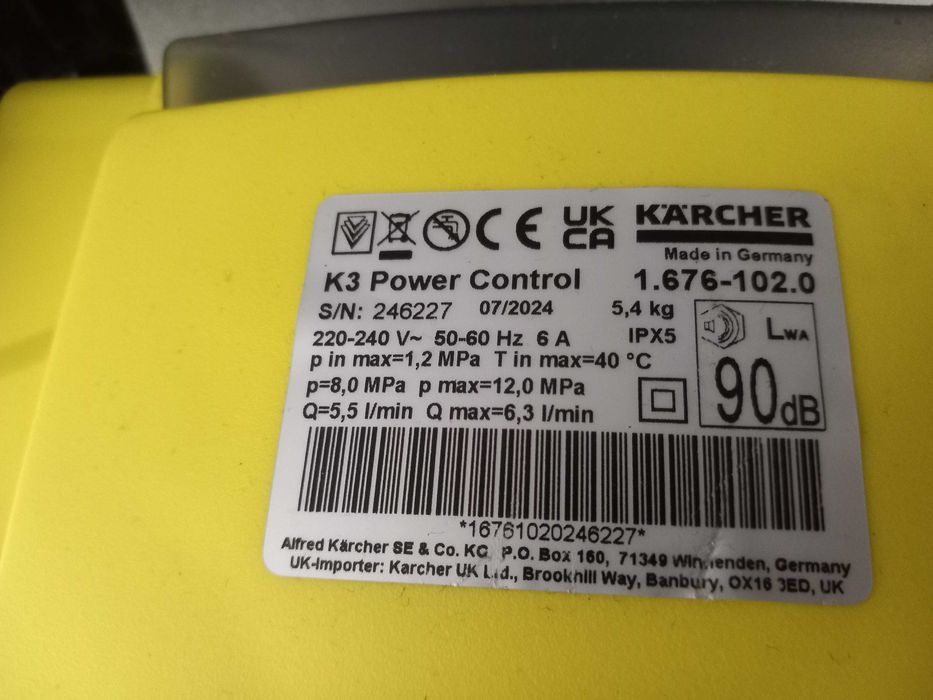 Myjka wysokociśnieniowa Karcher K3 power control