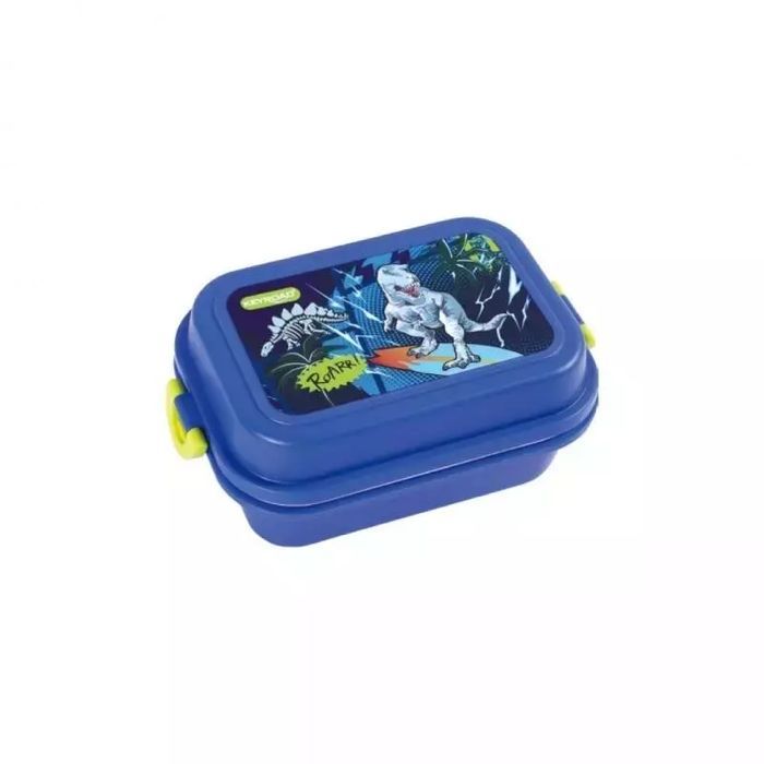 Lunch Box Plastikowy Z Przegródką Dino. Keyroad. Nowy Produkt