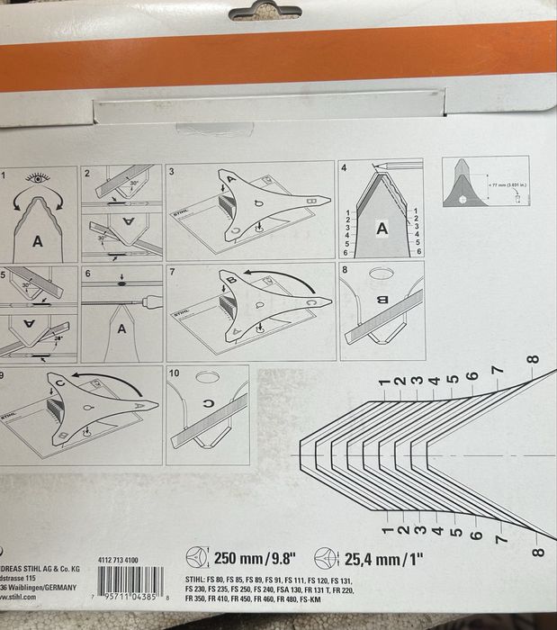 Продам диски на  бензо косу штиль