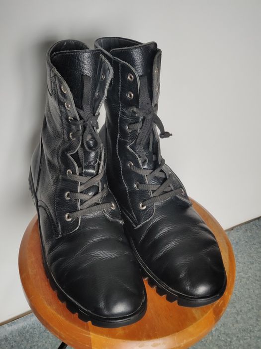 Берцы Ботинки 46  Leather Combat Boot тактические ботинки