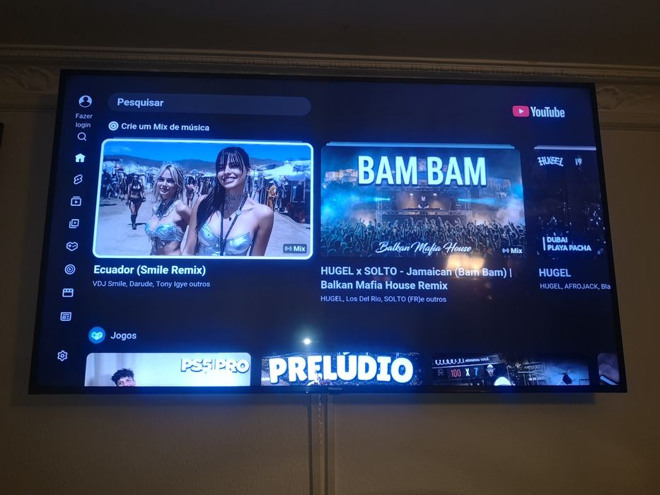 TV HISENSE 65A9G (OLED - 65'' - 165
 cm - 146cm largura e 84cm altura 4K Ultra