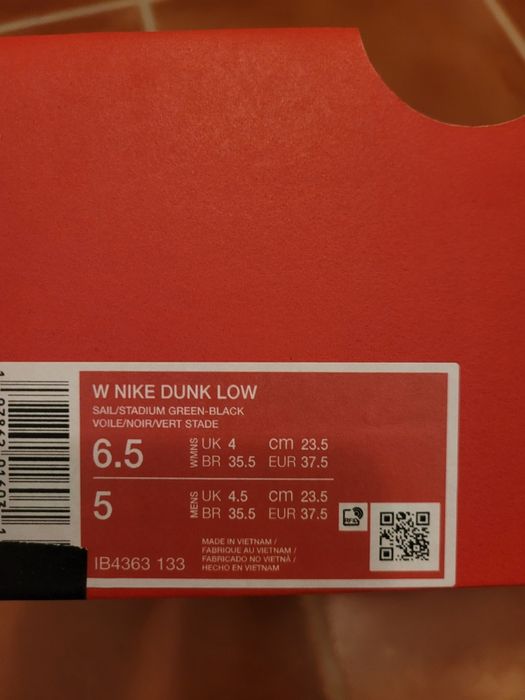 Nike Dunk Low 37.5 - NOVAS - (Stadium Green)