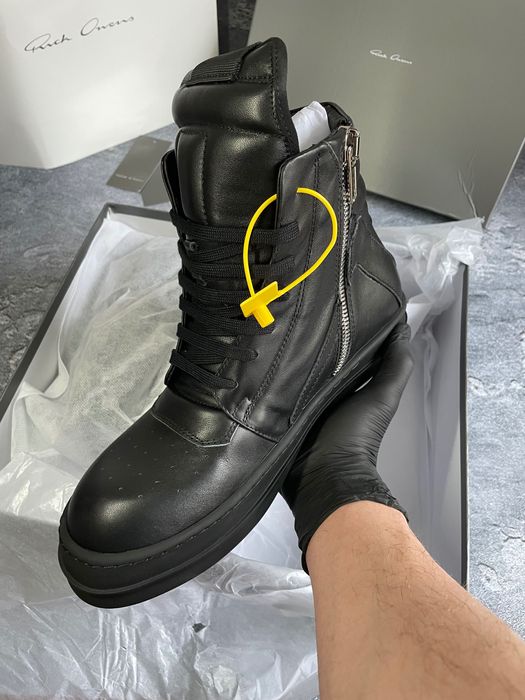 Rick Owens Geobasket Low Black