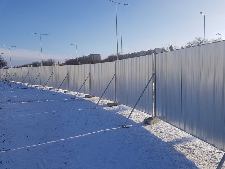 Ogrodzenie budowlane tymczasowe ażurowe wynajem