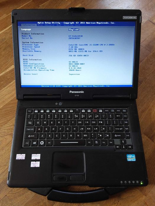 Panasonic CF-53 CF 53 MK2 MK3 (i5-3320M) (i5-3340M)