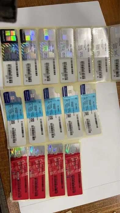 Windows 10 / 11 Pro / Home — ключ активації + наклейка