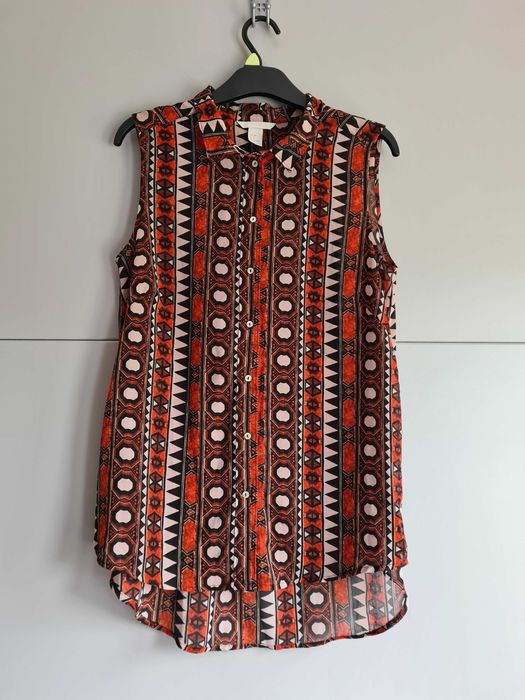 Wzorzysta letnia koszula H&M rozmiar 38