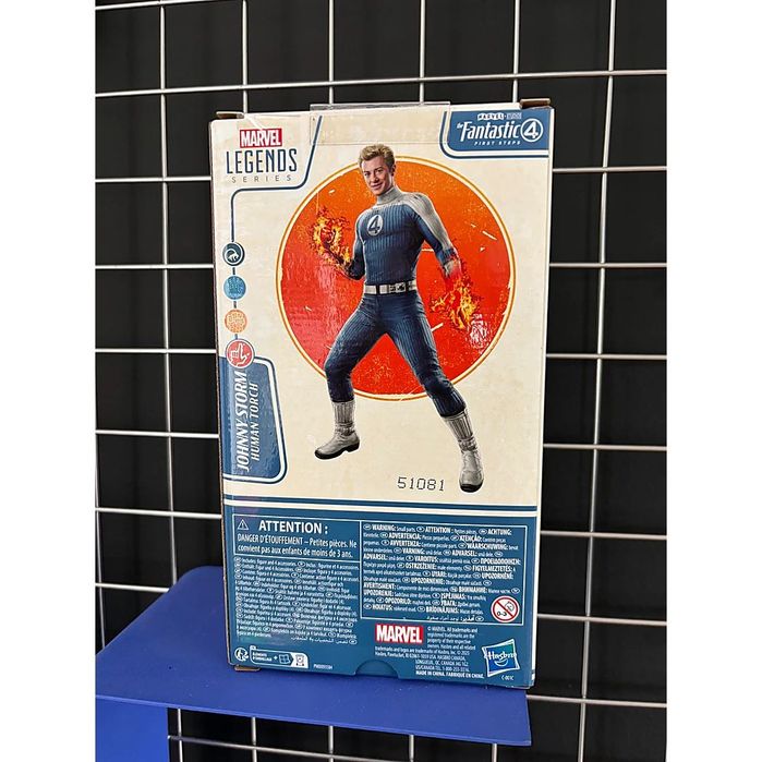 Figurka Fantastyczna 4 Johnny Storm z Serii Marvel Legends