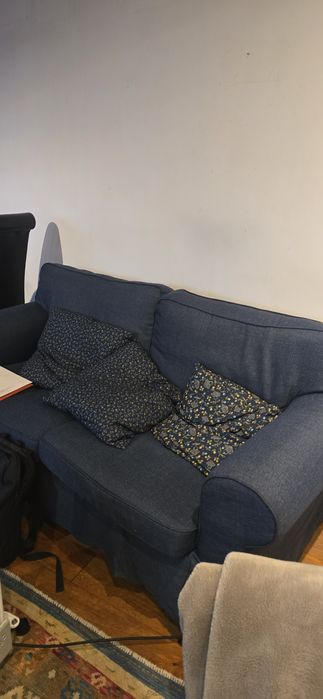 Sofa Ektorp 2 lugares azul