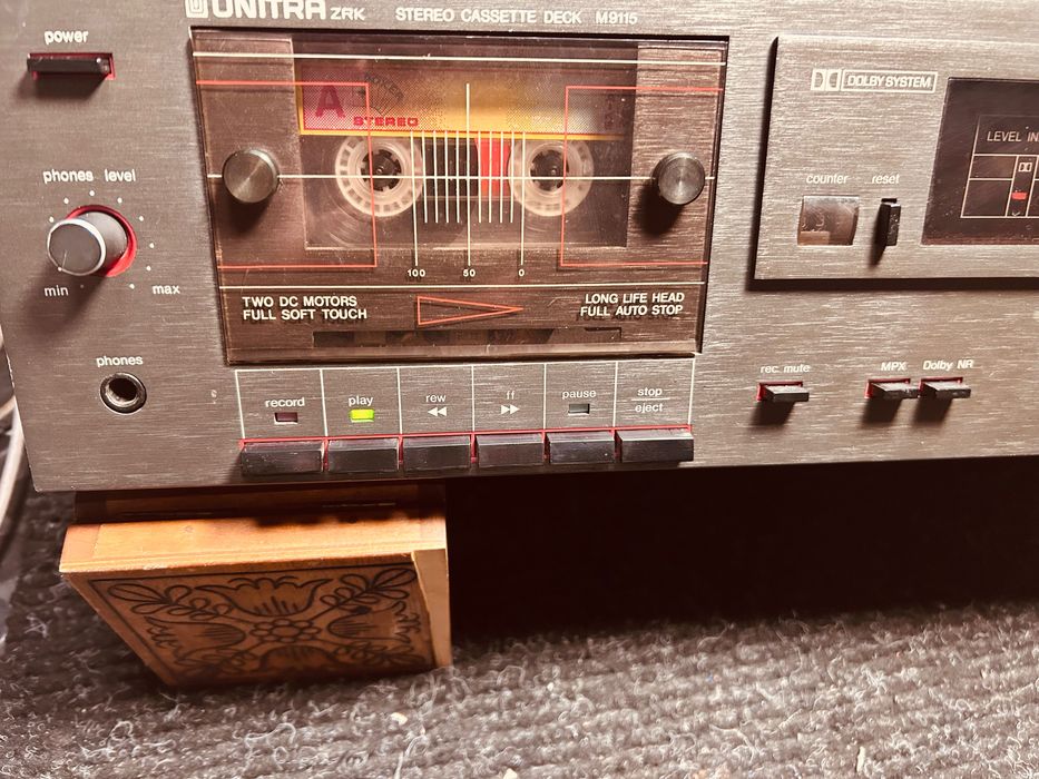 Kasprzak M9115, magnetofon deck stereo do duzej wiezy.