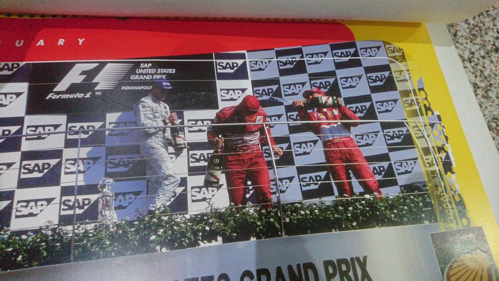 Calendário Shell Ferrari 2003