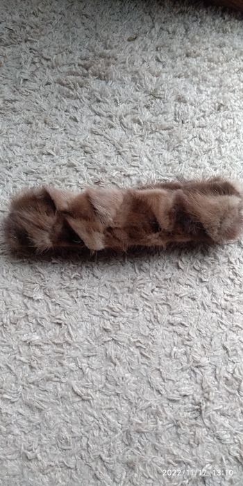 Норковая повязка на голову