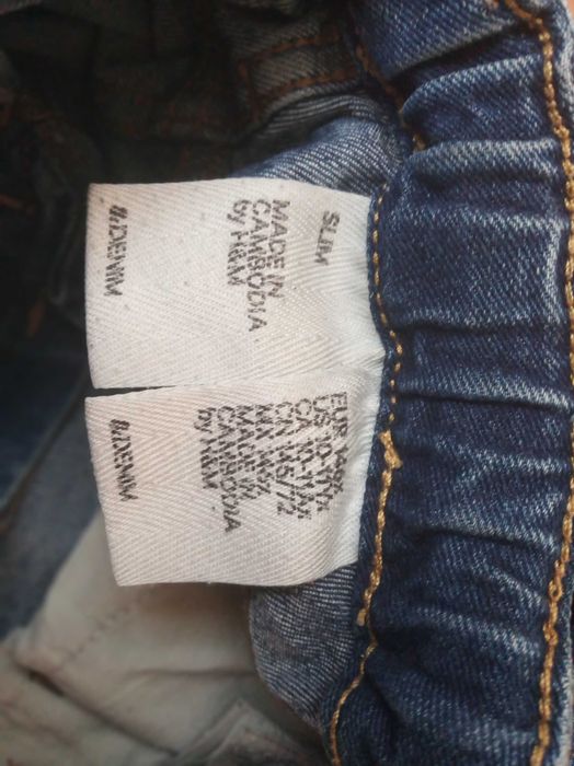 Джинсові шорти H&M на зріст 134-146 см унісекс
