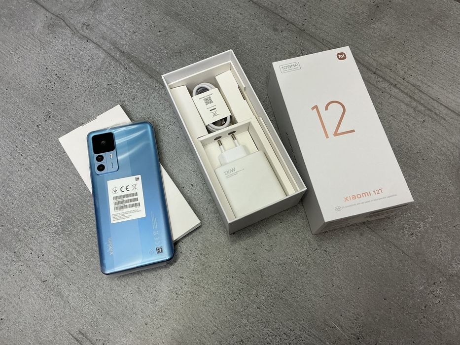 Новий телефон Xiaomi 12T 8/128gb blue amoled 120hz android NFC