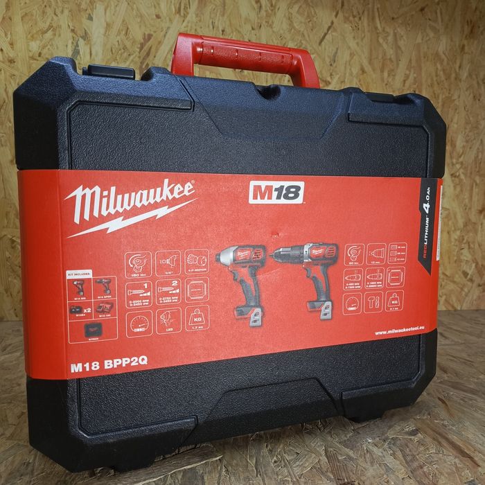 Komplet udarowy Milwaukee m18 wkrętarka zakrętarka