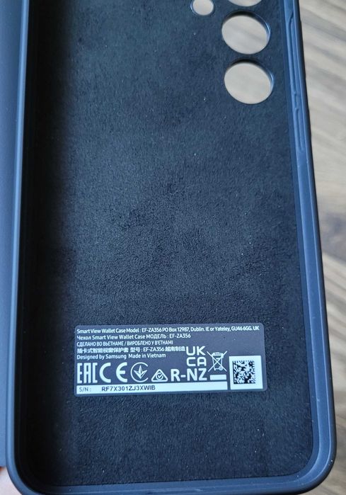 Etui Samsung Smart View Wallet Case do Galaxy A35 5G czarne NOWE