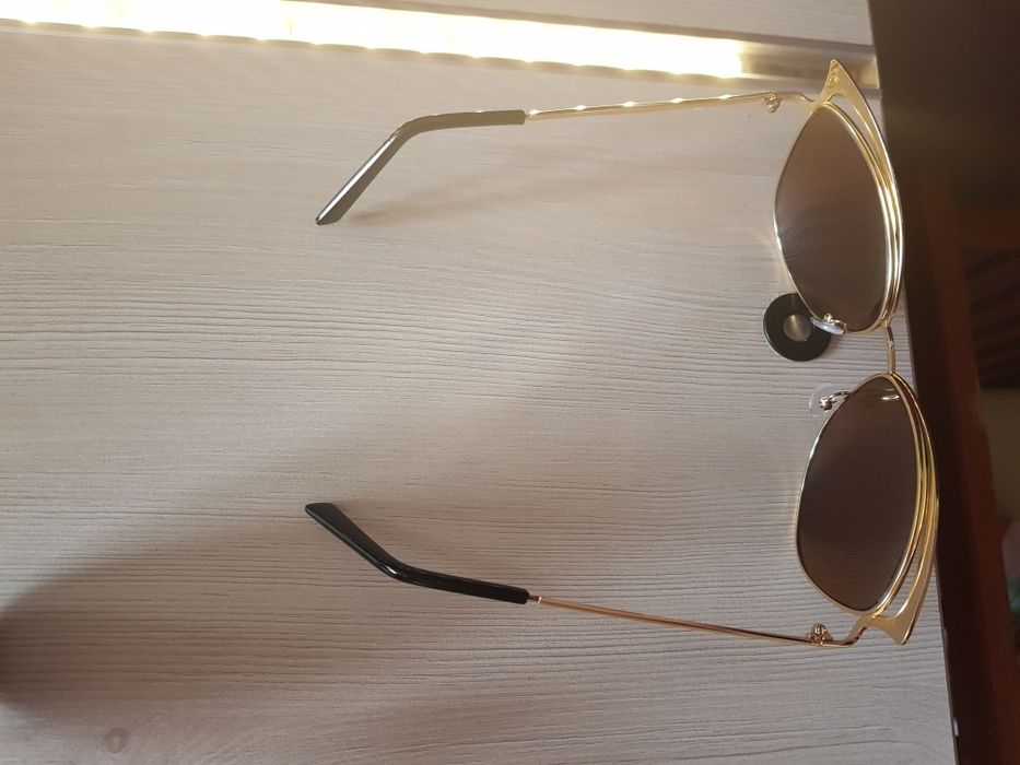 Okulary przeciwsłoneczne Cat eye. Nowe.