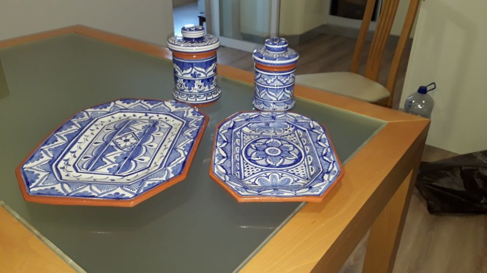 Objetos de decoração fica a 5 euros cada peça.