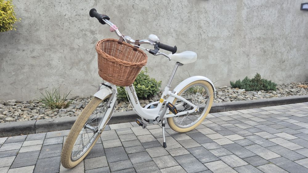 Stylowy Rower Dziecięcy Unibike Lily 20" z Koszykiem – Stan Bardzo Dobry!