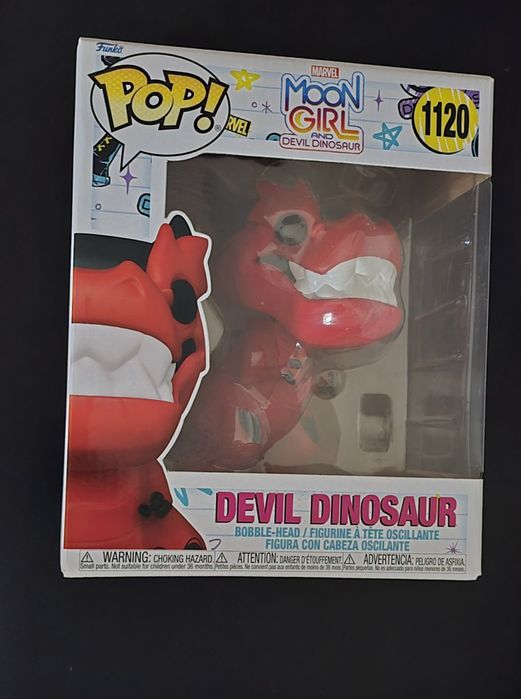 Funko Pop # 1120 : Marvel Moon Girl and Devil Dinosaur (Supersized 6")