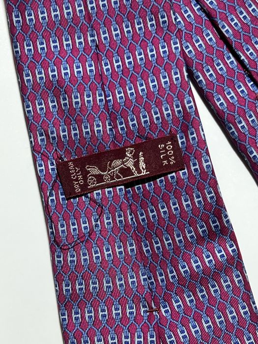 Hermes Paris шелковый галстук