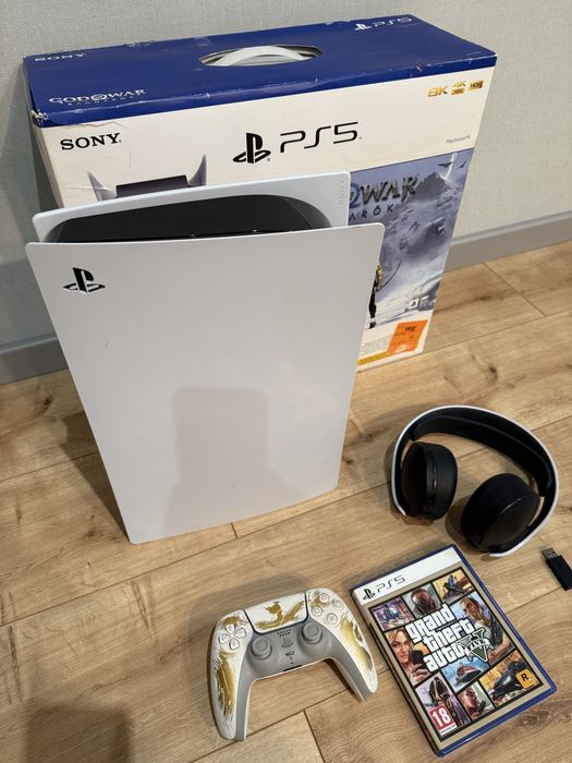 Playstation 5 с дисководом + 1 tb ssd