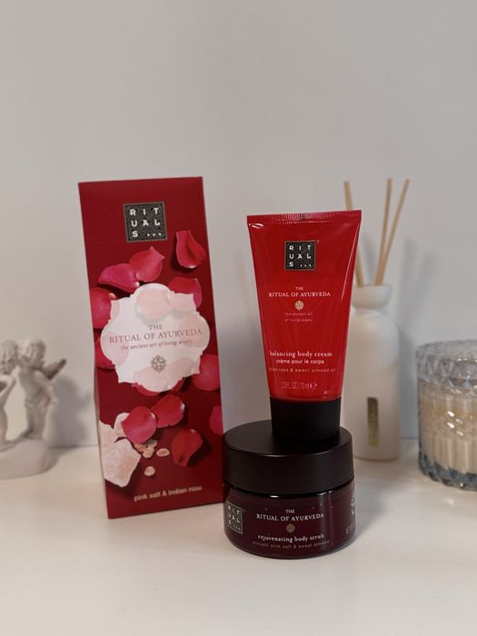 Акція міні набір Ayurveda скраб та крем для тіла Rituals