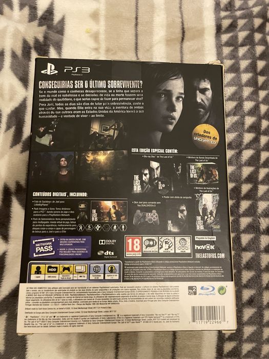 Edições especiais Last of us Ellie e joel ps3