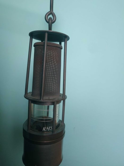 Lampa górnicza stara