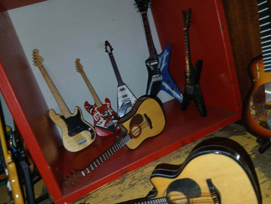 Colecao istrumeto musical minitura