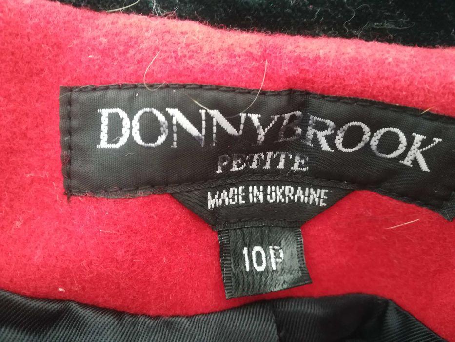 Casaco comprido Inverno Vermelho