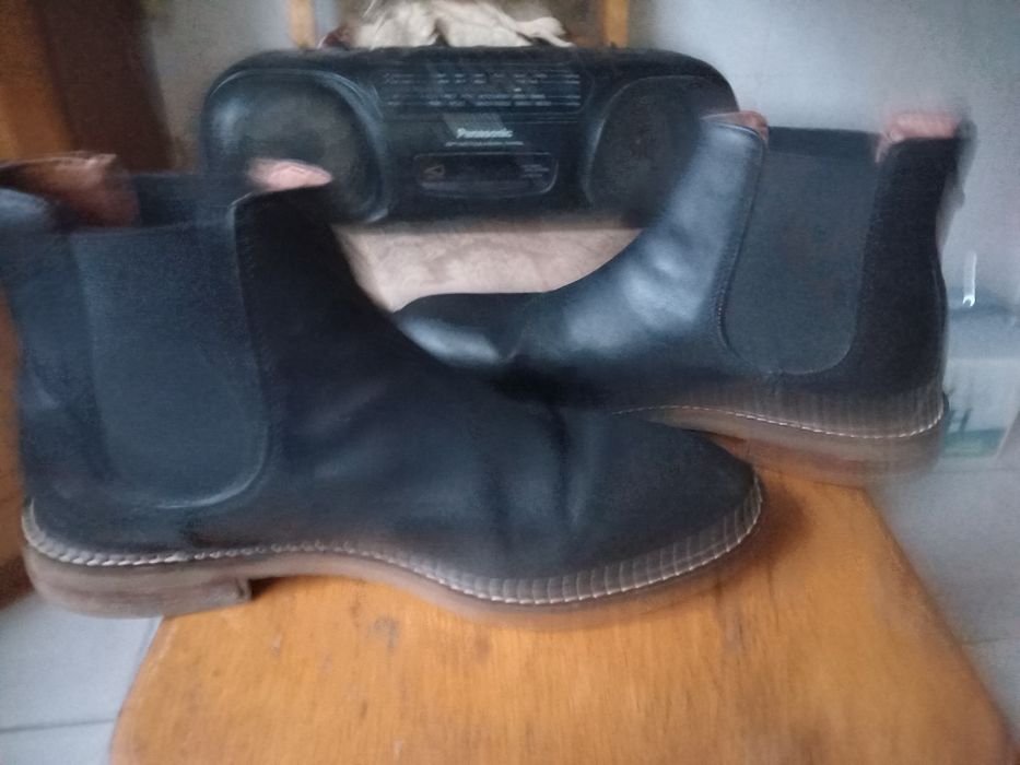 Ботинки кожаные Clarks