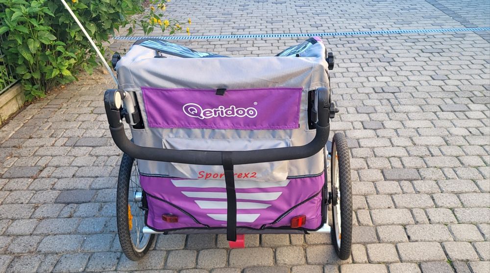Przyczepka rowerową dla dziecka Qeridoo Sportex 2
